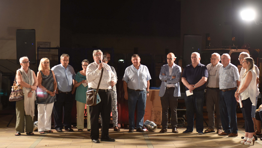 L'associació de Fidels de l'Ajuda i Amics de Balenyà, guanyadors dels concurs de projectes de les entitats de Balenyà, convocat per Bon Preu